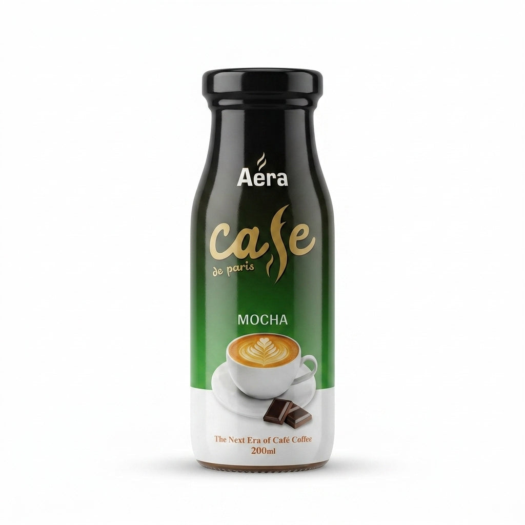Aera Café Mocha Cold Coffee 200ml Pack of 4 – Chocolate Flavoured Coffee