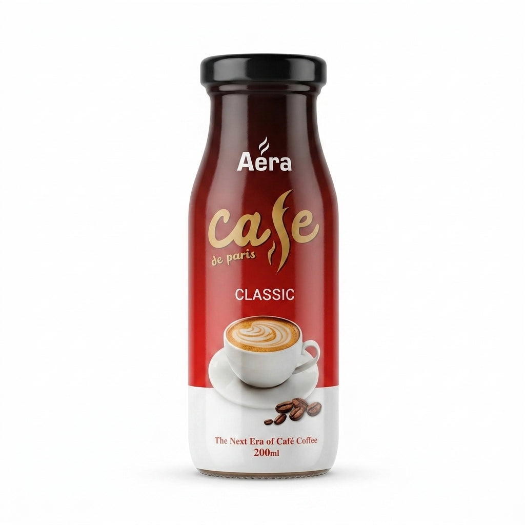 Aera Café Classic Cold Coffee 200ml Pack of 4 – Smooth Ready to Drink Coffee